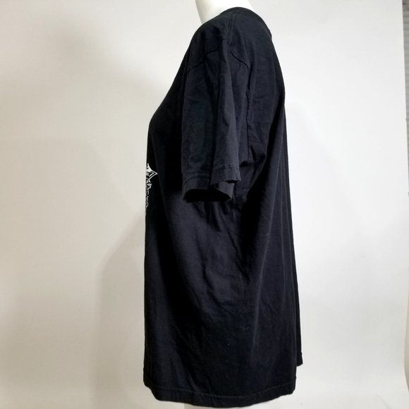 Cantharone Music Rock T-Shirt Tee Shirt Top L Metal Black Owl Punk Gothic Alt - Picture 4 of 5